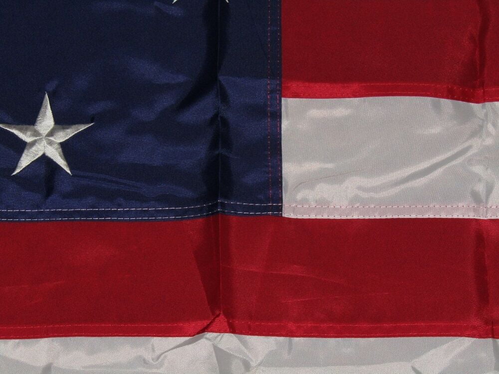 4x6 Embroidered Sewn Star Spangled Banner 300D Nylon Flag 4'x6' Military Grade
