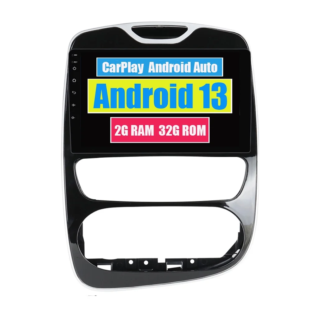 RoverOne Car Stereo CarPlay Android Auto for Renault Clio 4 BH98 KH98 2012 - 2019 GPS Navigation Bluetooth DSP Multimedia Video Player