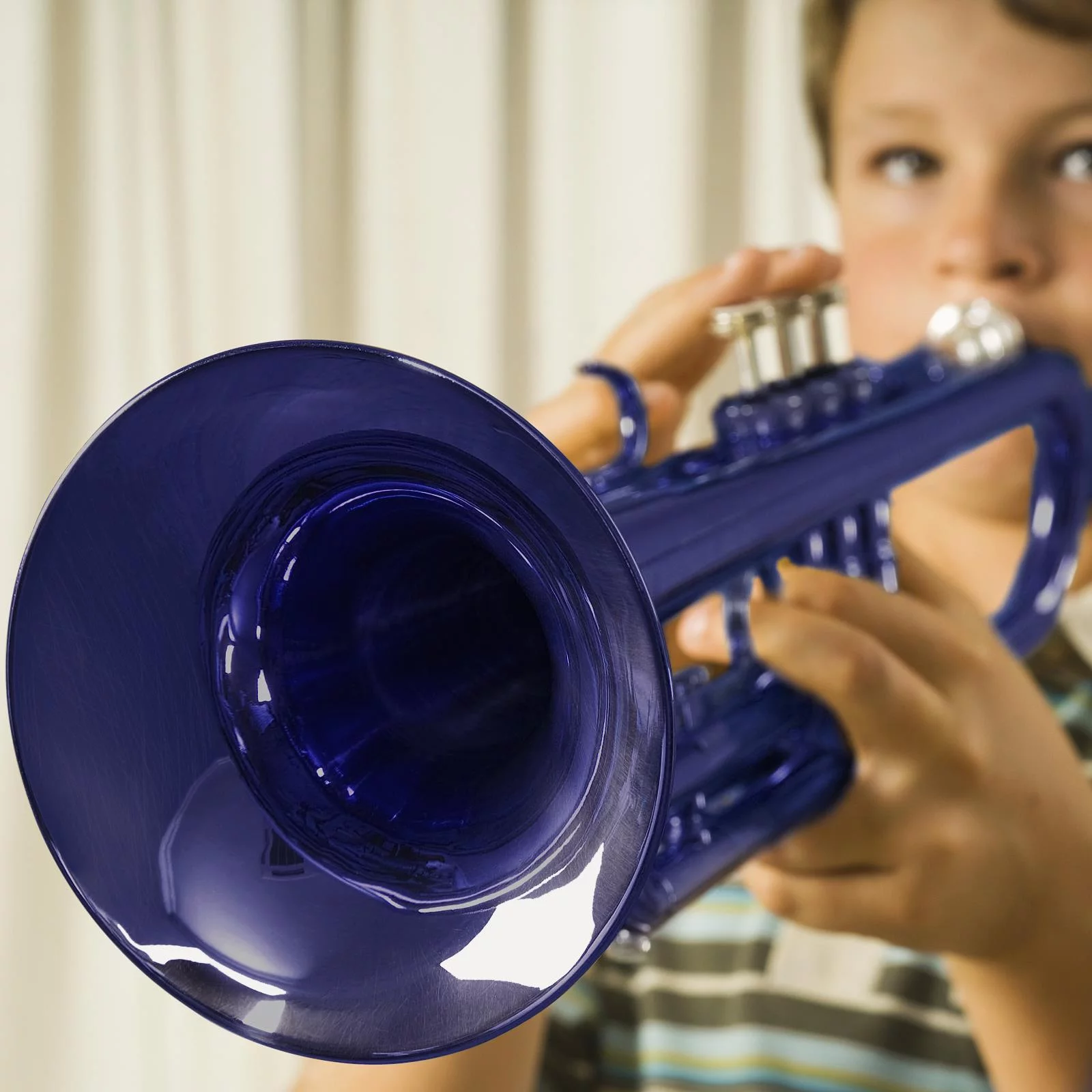 Zimtown Student Bb Beginner School Band Trumpet with Mouthpiece Case Blue