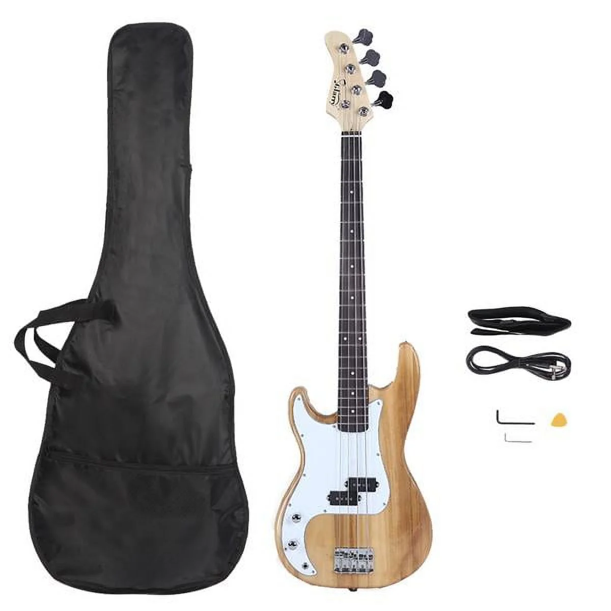 Fithood GP Left-Hand Electric Bass Guitar Cord Wrench Tool Burlywood