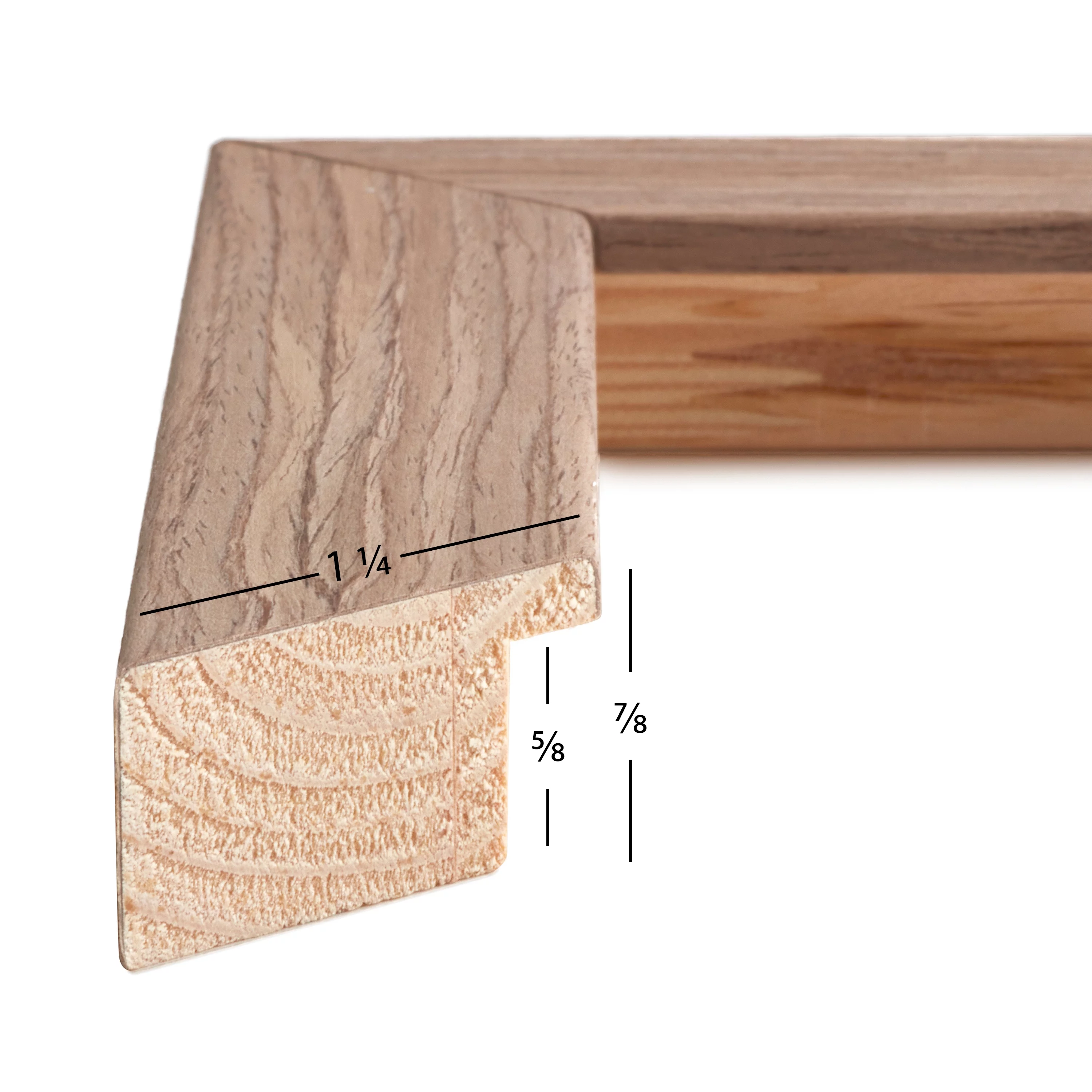 Craig Frames Farmhouse Essentials, 14x18 inch Picture Frame, Light Walnut Brown