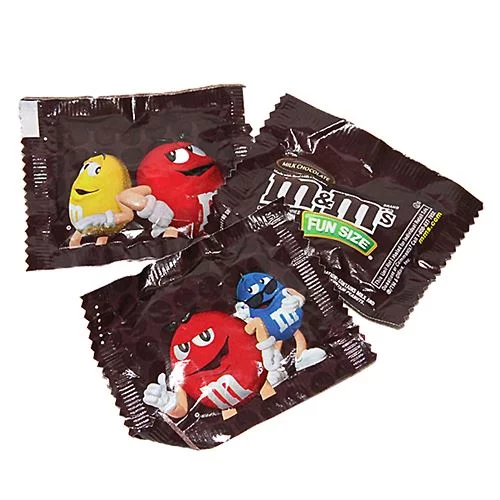 M&M's Milk Chocolate Candy Fun Size Packets Bulk Bags