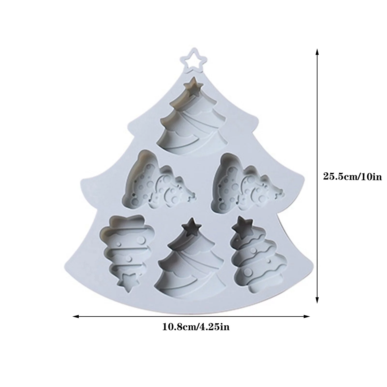 iju7gthy Kitchen Trash Can Cabinet 13 Gallon 4Th of July Christmas Chocolate Cake Molds Christmas Molds Silicone Non Stick Christmas Baking Molds for Chocolate Candy
