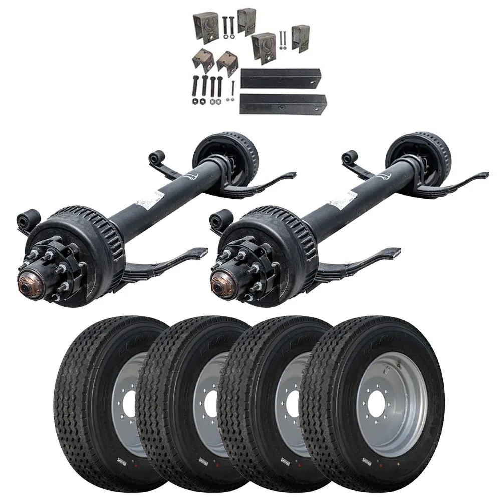 12,000 Dexter Tandem Axle TK Trailer Kit - Sprung - 24K Capacity - Super Single (Original Series), Super Single Trailer Kit / 74/47 (3'10)