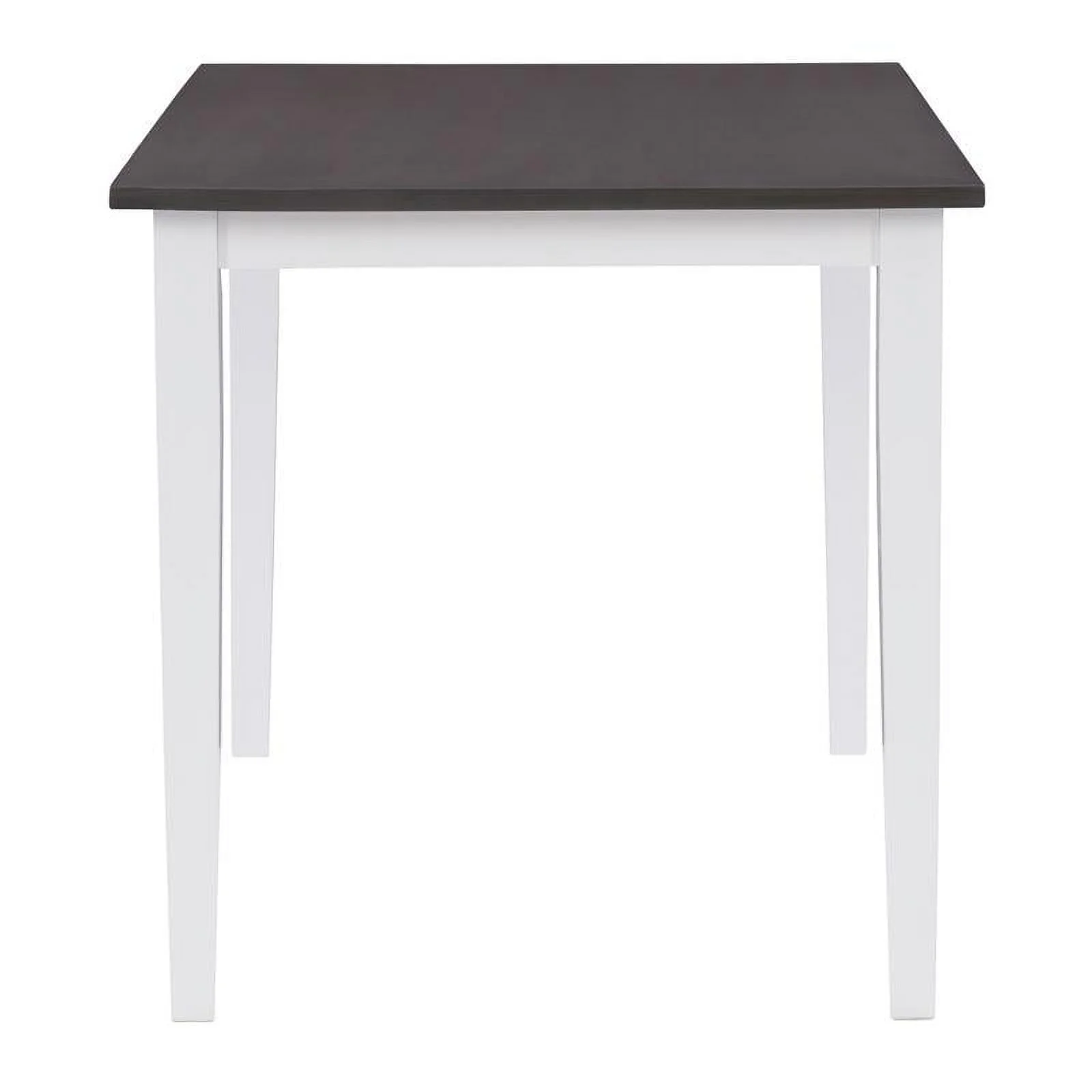 Pemberly Row Modern Two Tone Gray and White Wood Dining Table