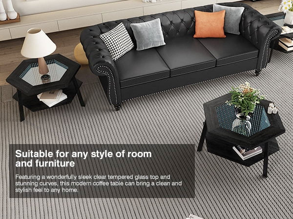 CoSoTower Modern Coffee Table, 31.49