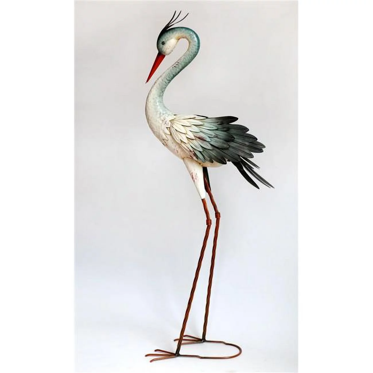 AI-GG9532-Q01 44 in. Heron Garden Sculpture, Multi Color