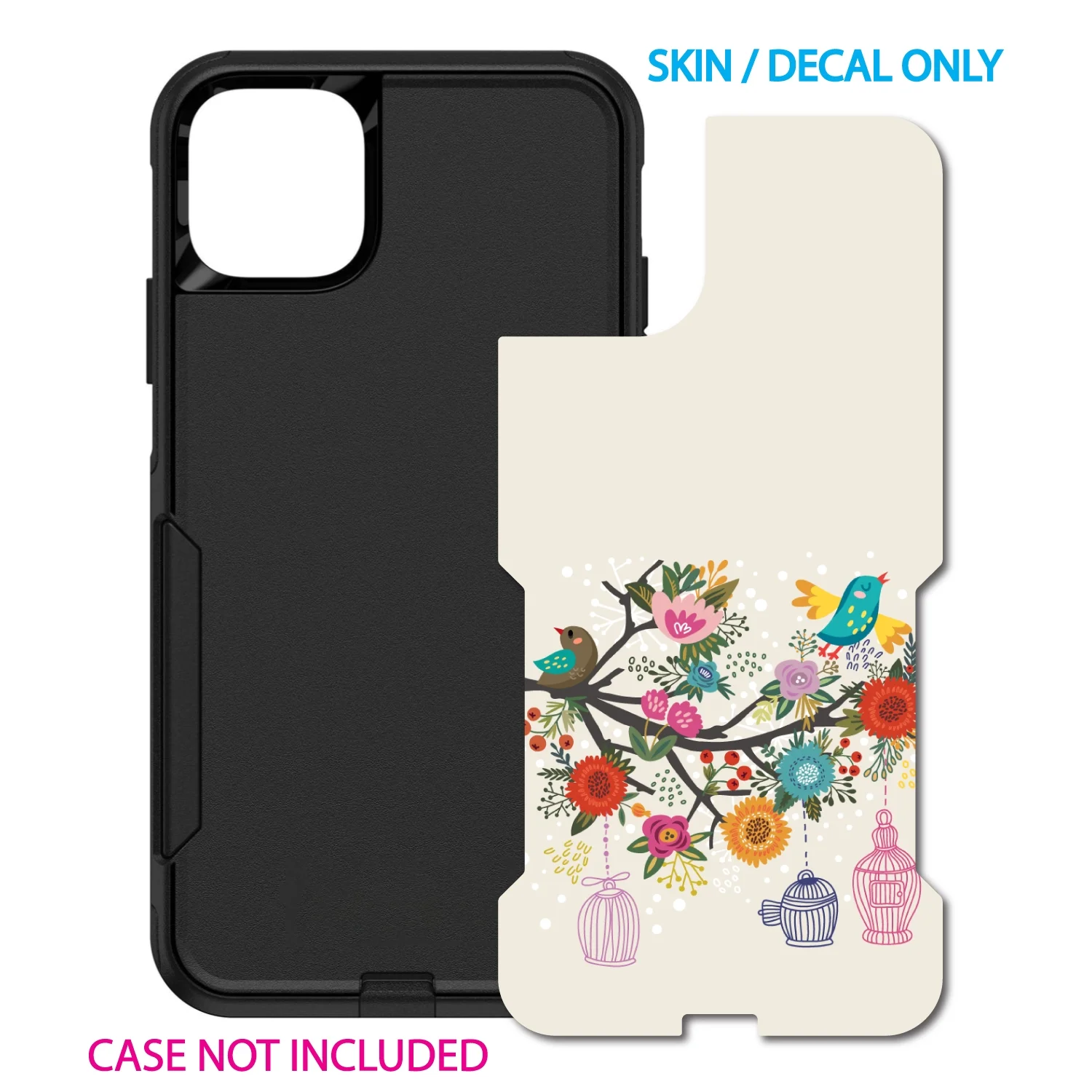 DistinctInk Custom SKIN / DECAL compatible with OtterBox Commuter for iPhone 11 Pro MAX (6.5