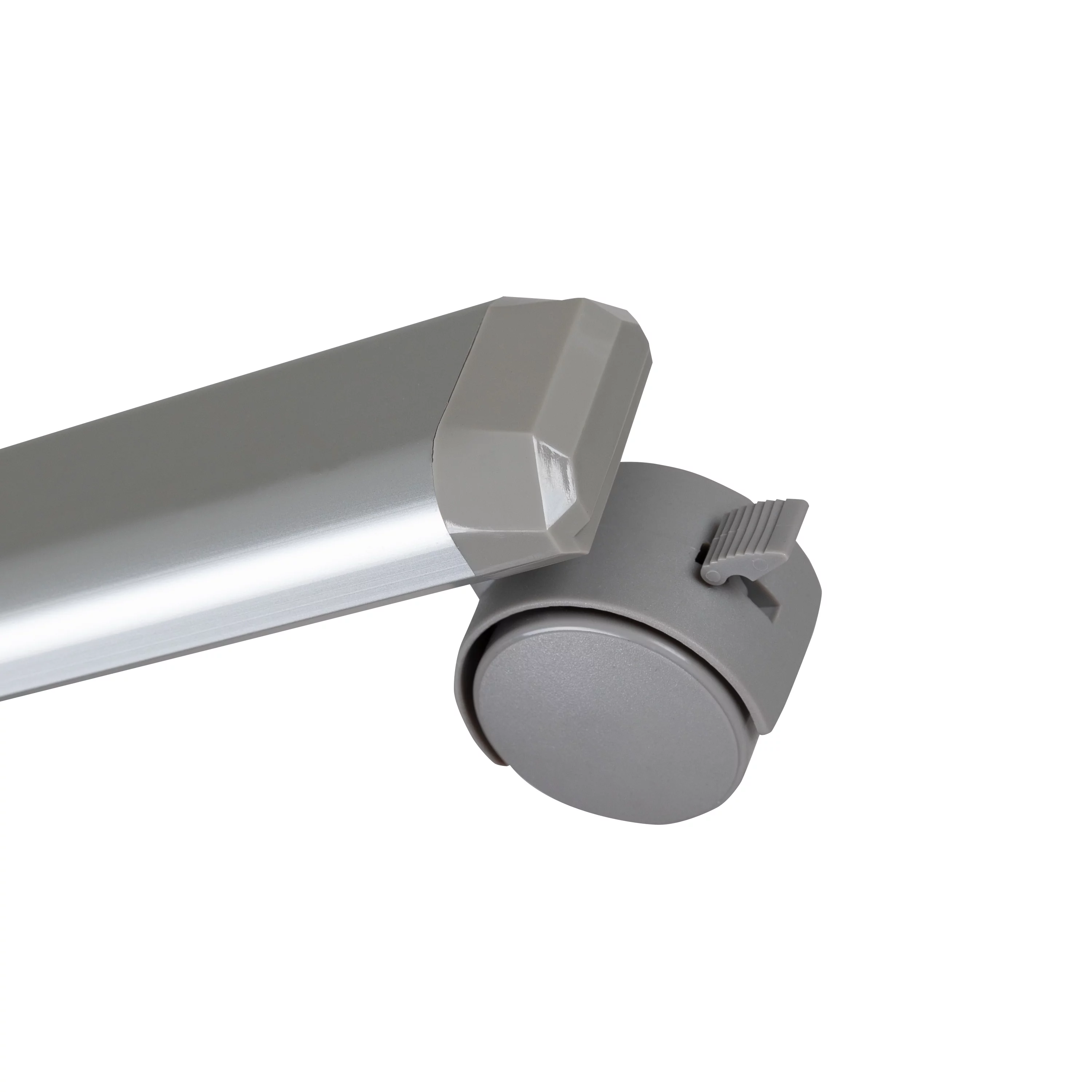 BizChair Transparent Acrylic Mobile Partition with Lockable Casters, 72