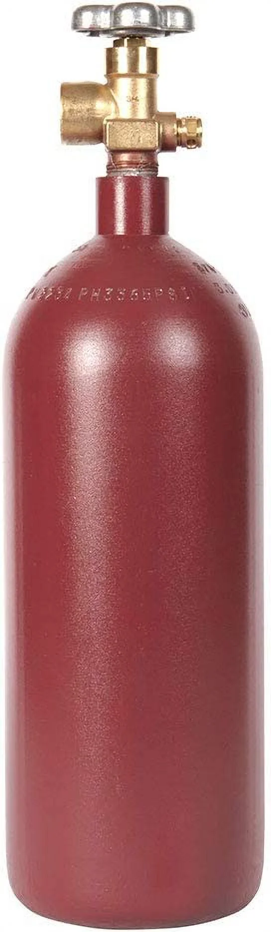 New 20 cu ft Steel Nitrogen Cylinder with CGA580 Valve