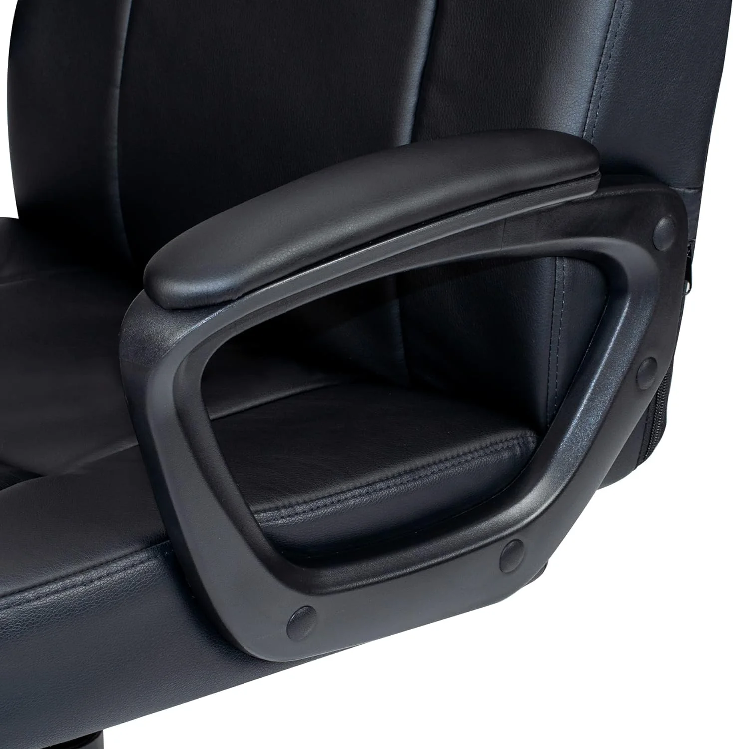 TJUNBOLIFE   Black Lux Office Chair