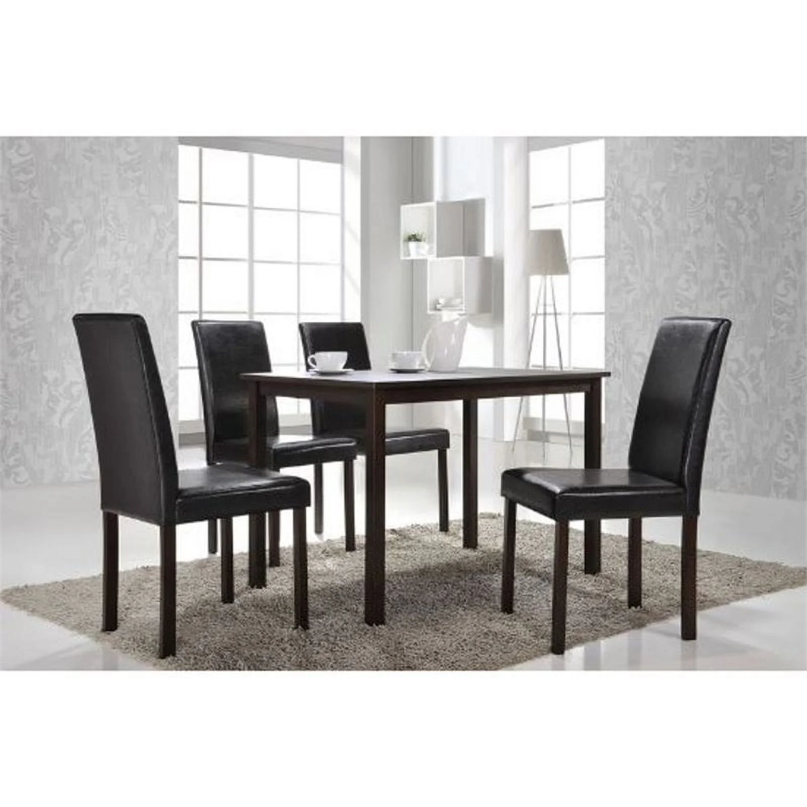 Pemberly Row Dining Table in Dark Brown