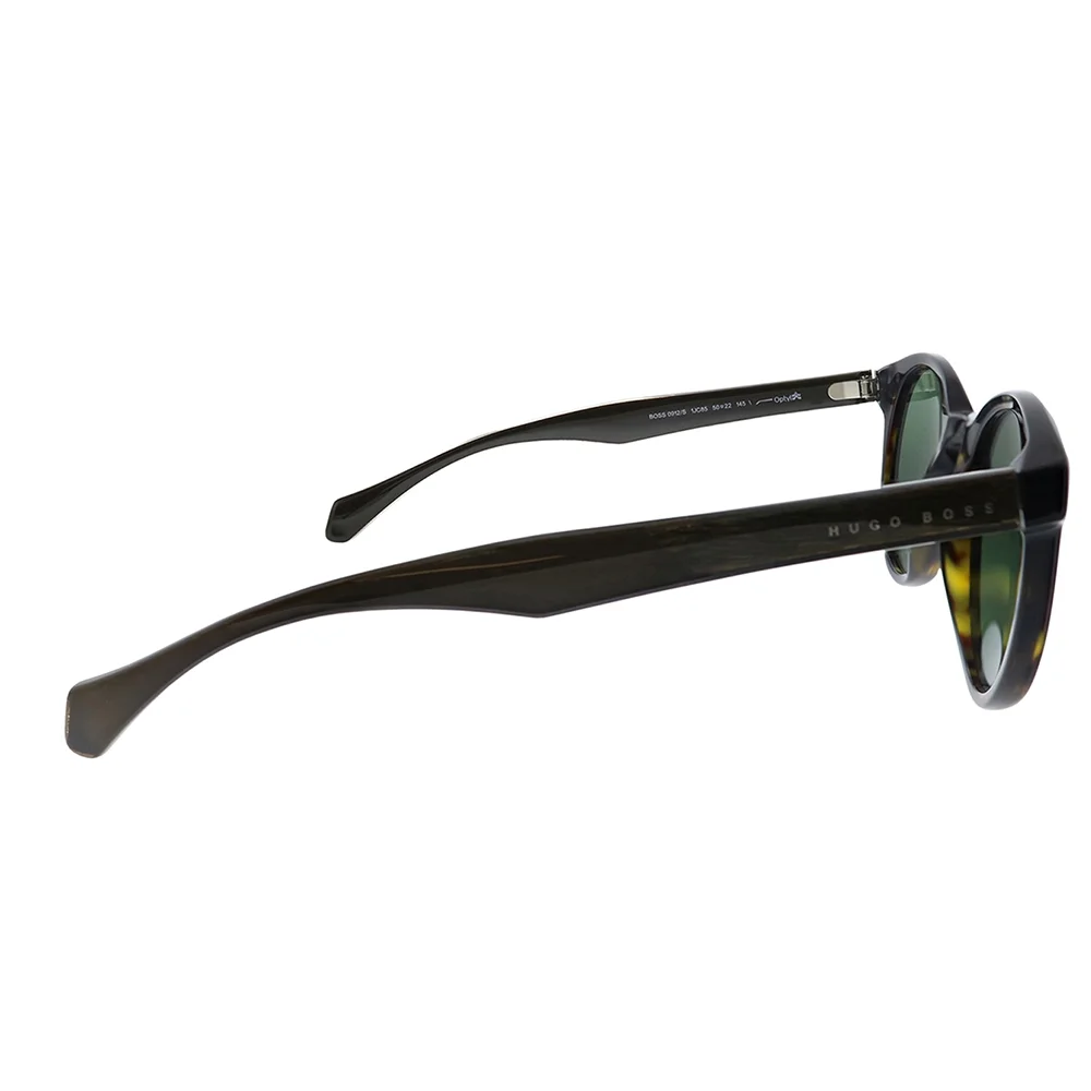 BOSS by Hugo Boss Men's 0912/S Round Sunglasses, Dark Havana, 50 mm