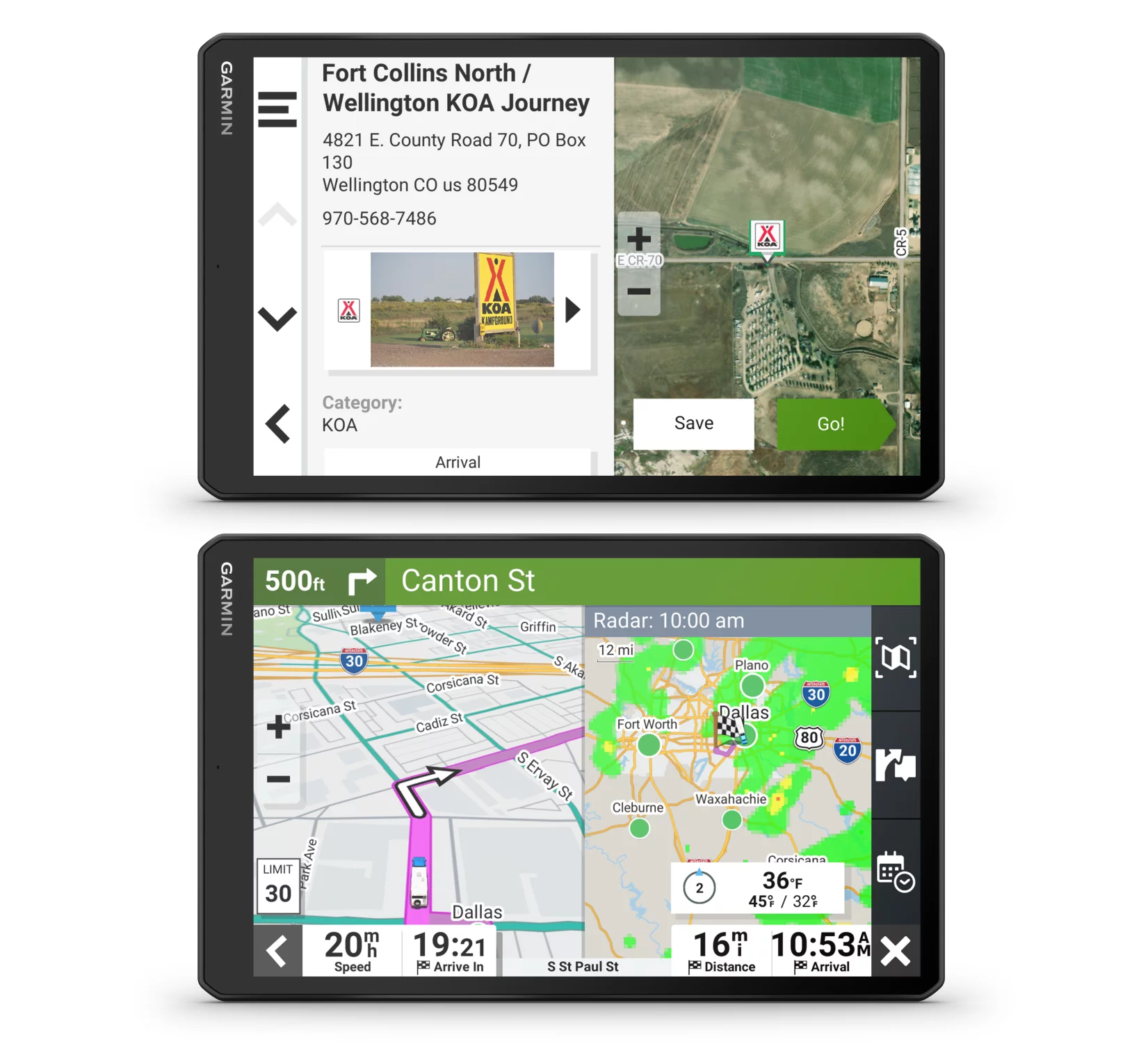 Garmin RV 1095 GPS Navigator Extra-Large 10in Display Unisex Adult and Wearable4U Power Pack Bundle