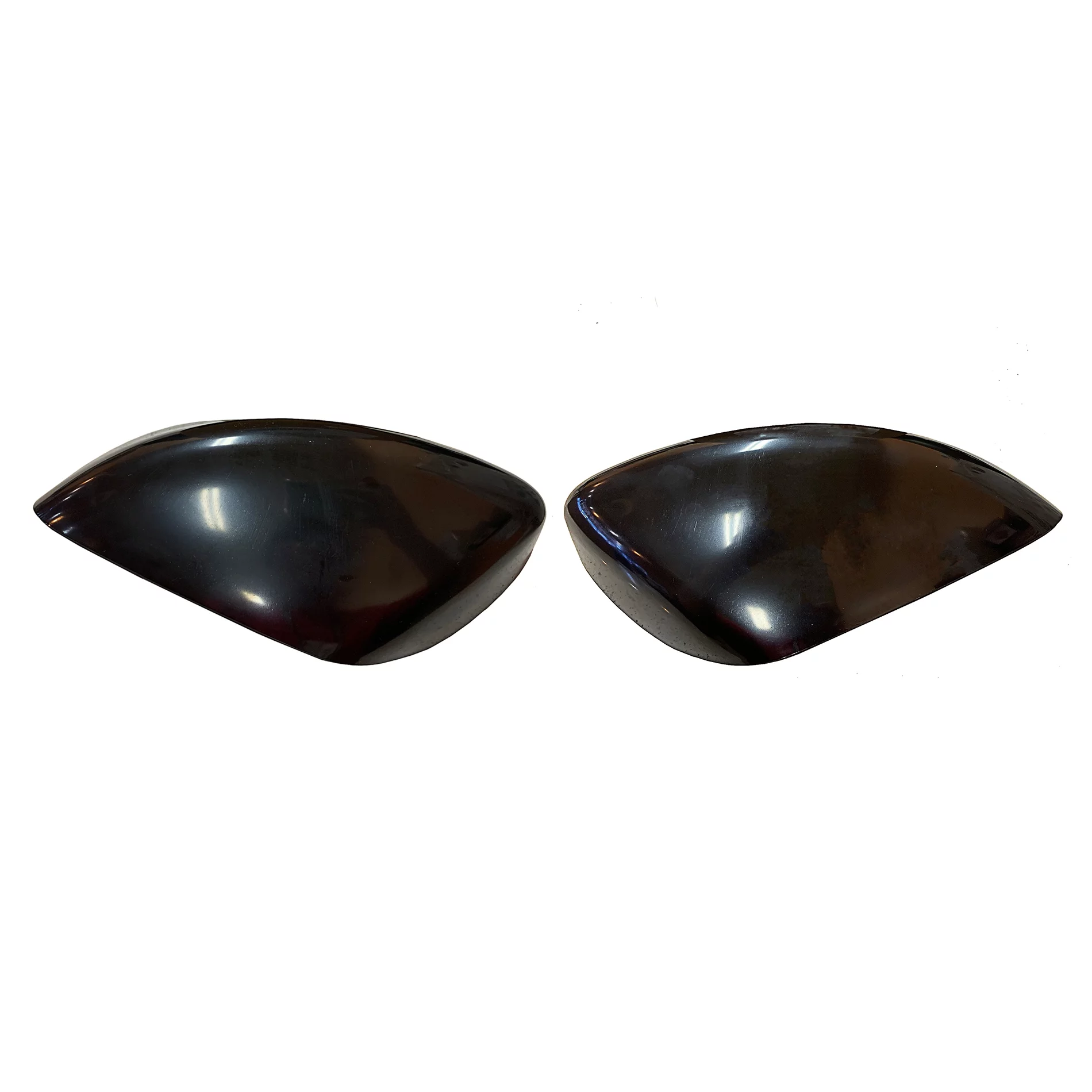 CF Advance For 13-17 Nissan Altima Left Driver Side and Right Passenger Side Power Mirror Cap Cover Pair Set of 2PCS Smooth Black 2013 2014 2015 2016 2017