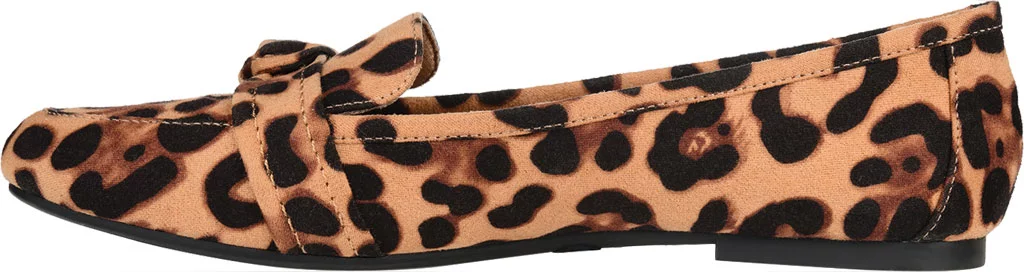 Women's Journee Collection Marci Loafer Leopard Faux Suede 6.5 M