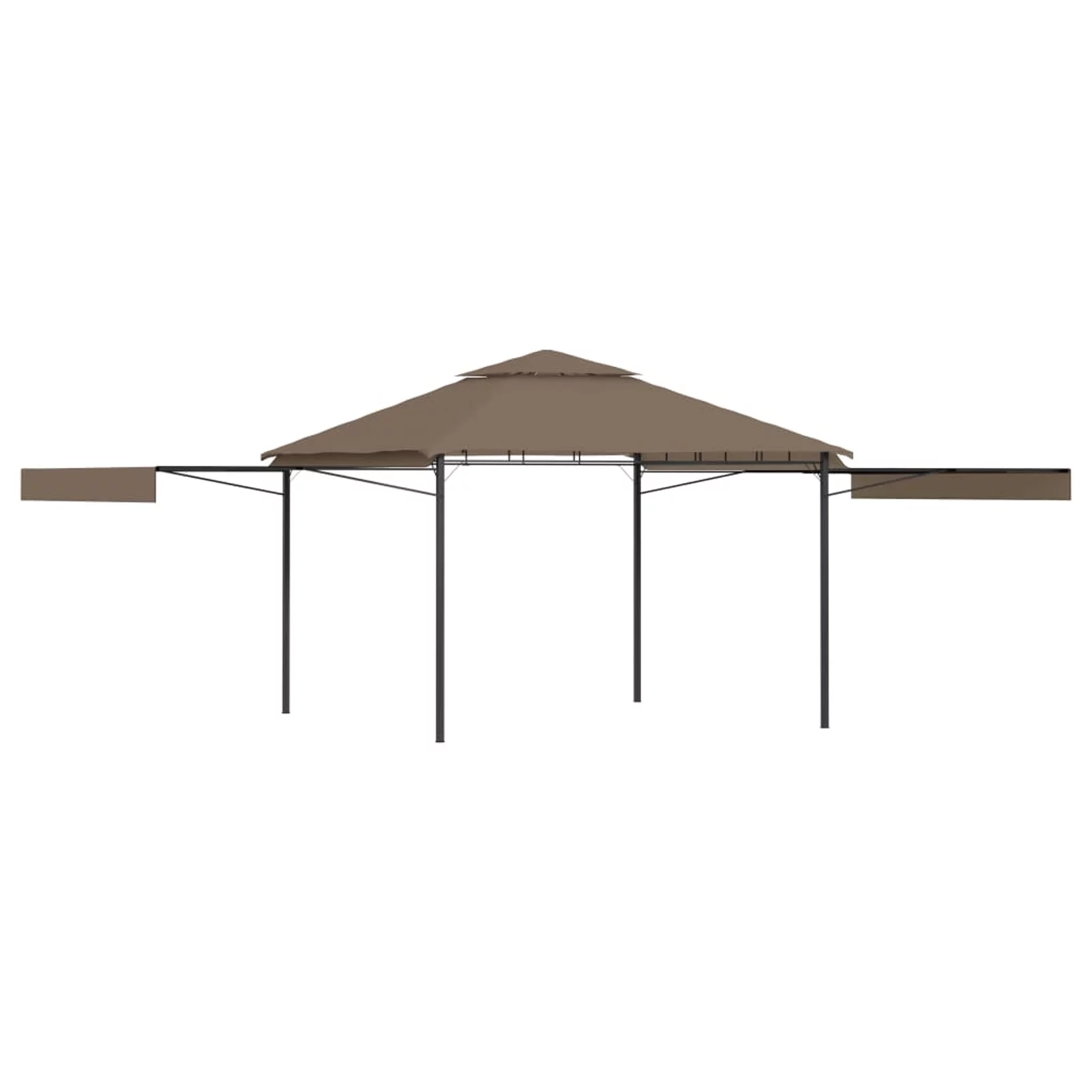 Andoer Gazebo with Double Extending Roofs 118.1
