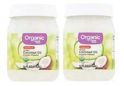 Organic Unrefined Coconut Oil, 14 Fl Oz (Pack Of 2)