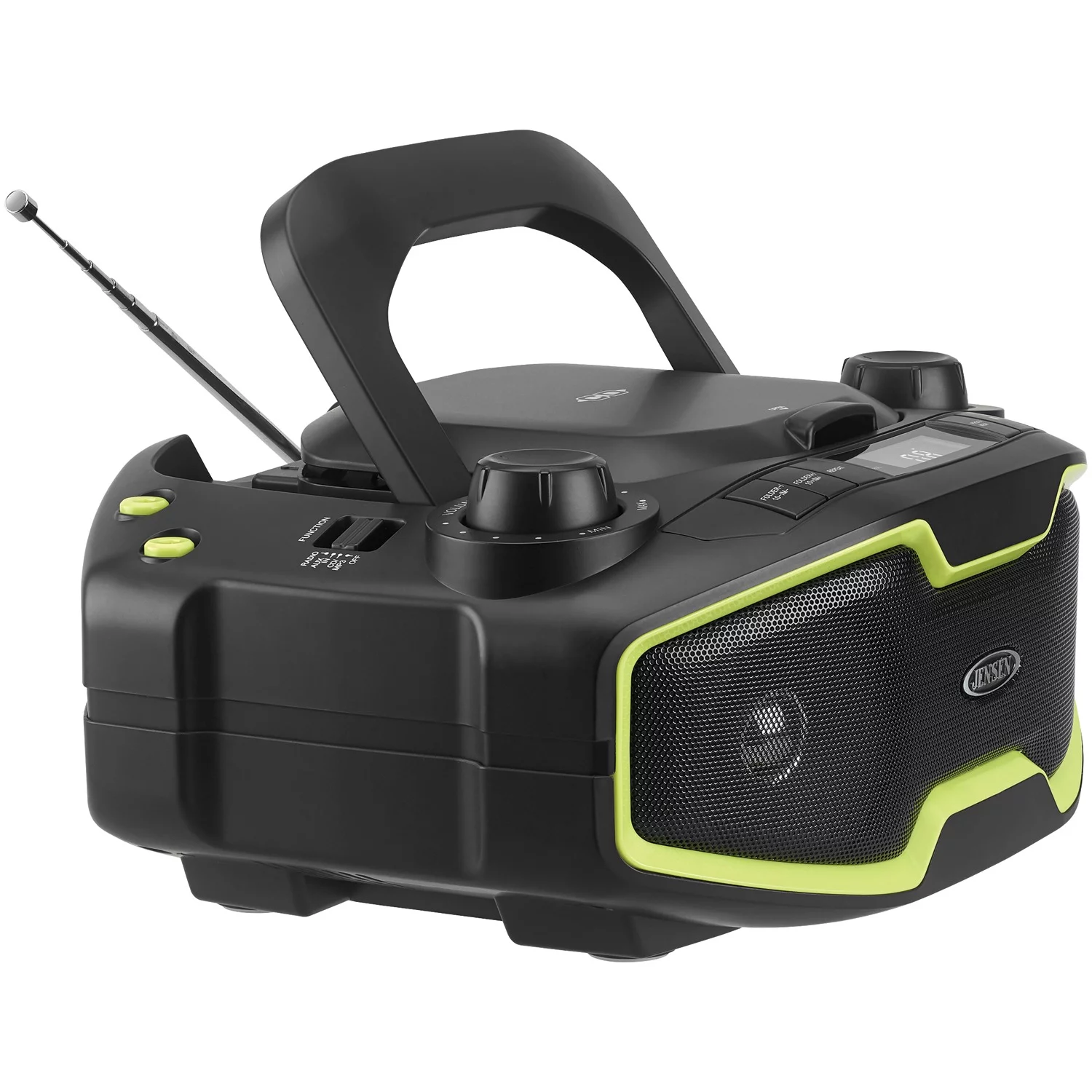 Jensen MP3 CD Radio Boombox, Black, CD-575