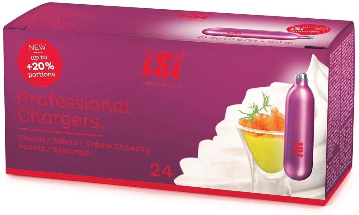 iSi 50 Pack Professional N2O Cream Chargers, Set of 2