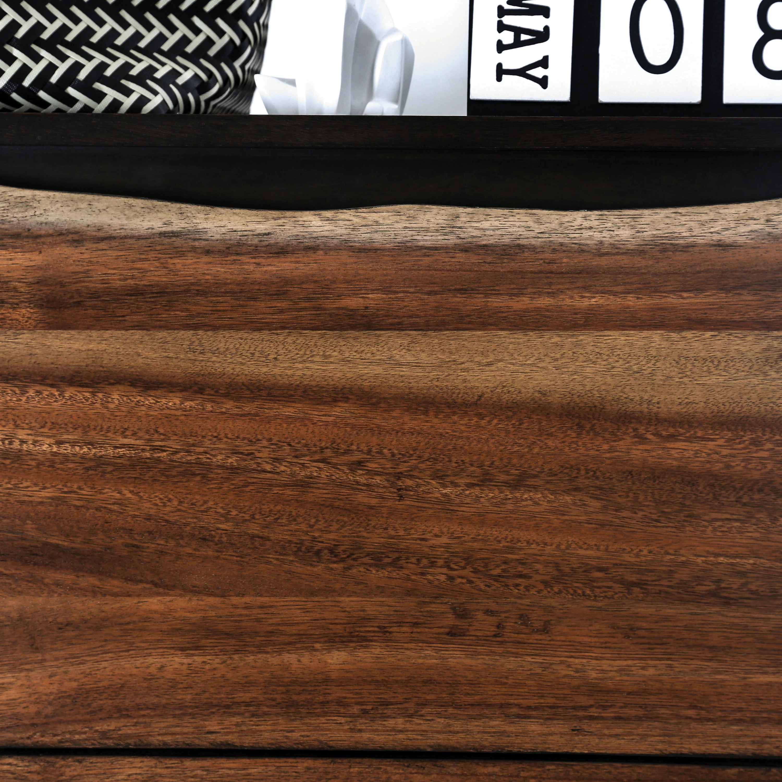 Furniture of America Trippen 2-Cabinet Dresser, Dark Oak and Dark Walnut