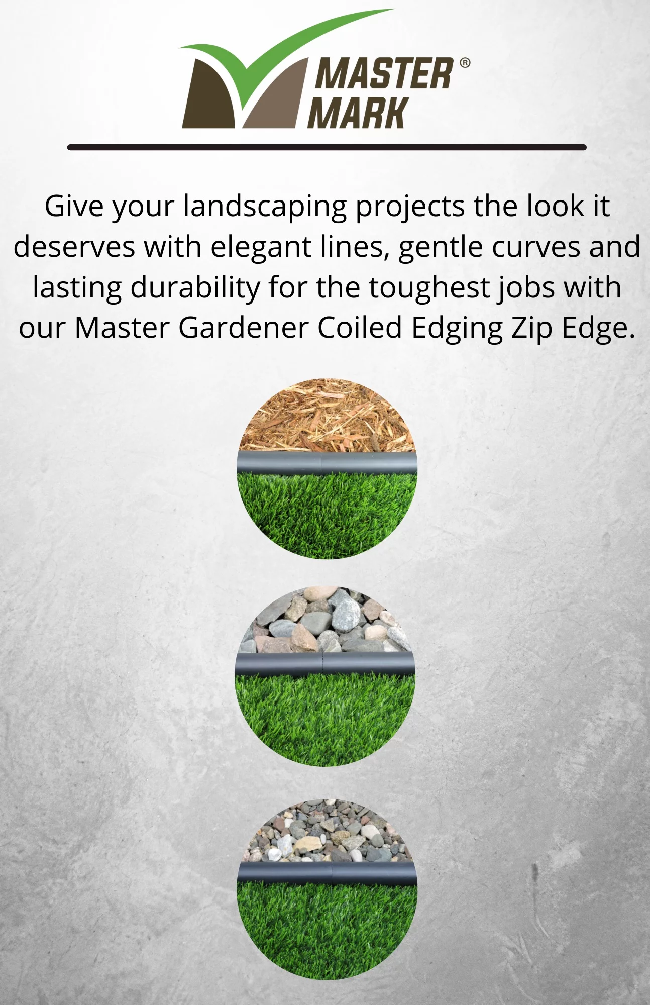 ZipEdge No-Dig Coiled Edging 20 ft. Black 41221