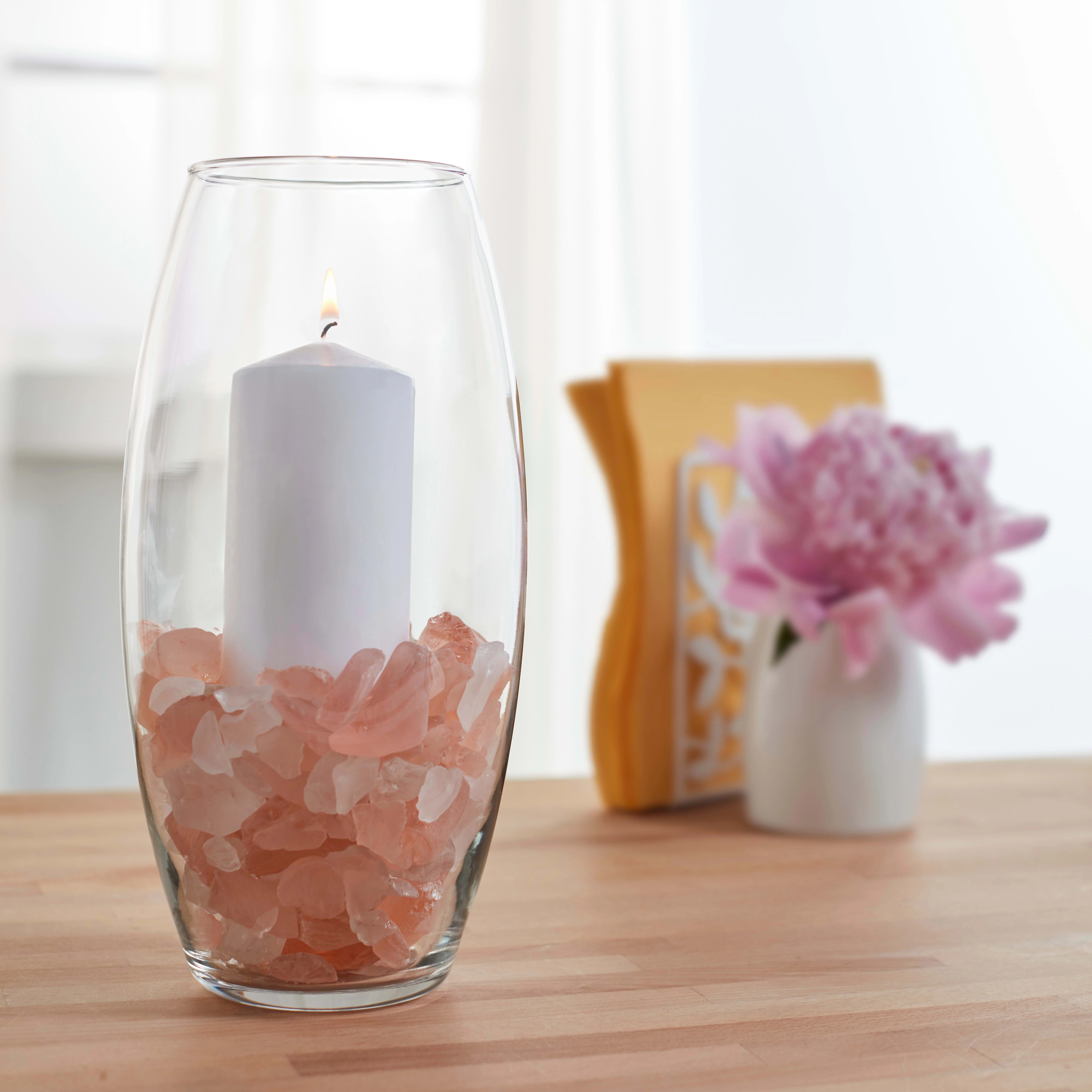 Libbey Bala Glass Vase, 10-inch