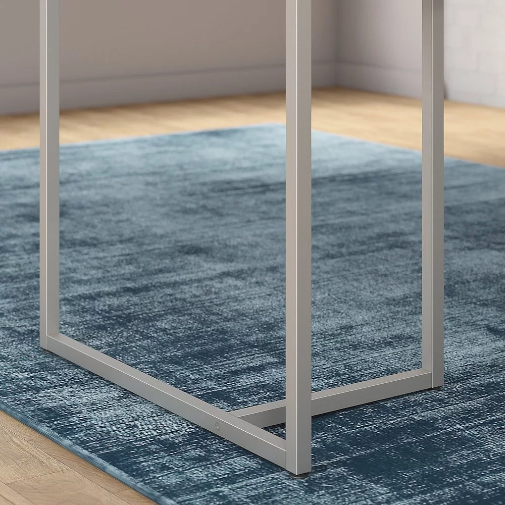 Method 60W Table Desk with Mobile File Cabinet in White - Engineered Wood