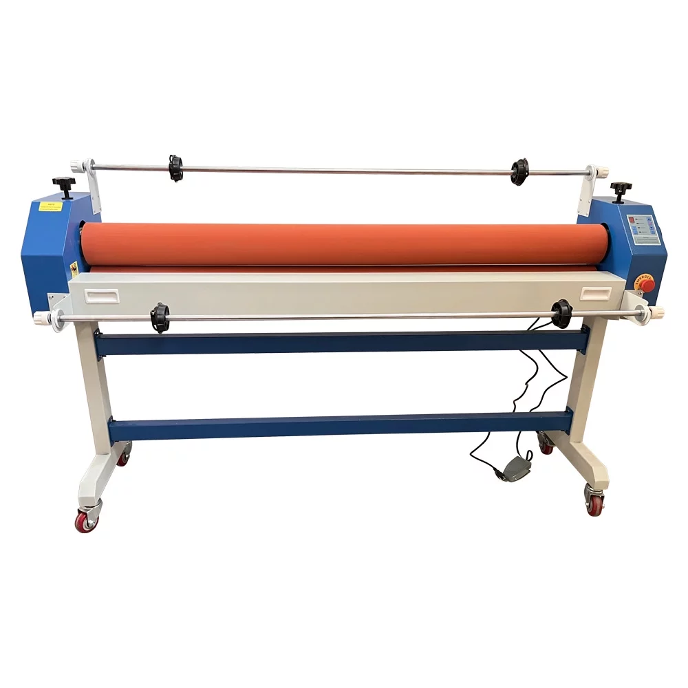 PreAsion 51 Inch Electric/Manual Cold Laminating Machine with Film Release Rod 110V