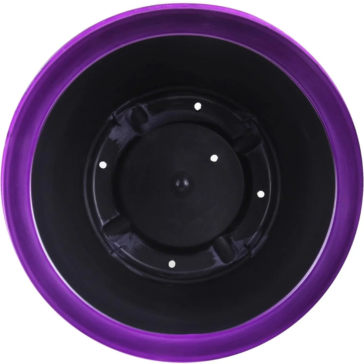 Glazed Brushed Happy Large Plastic Planter, 15