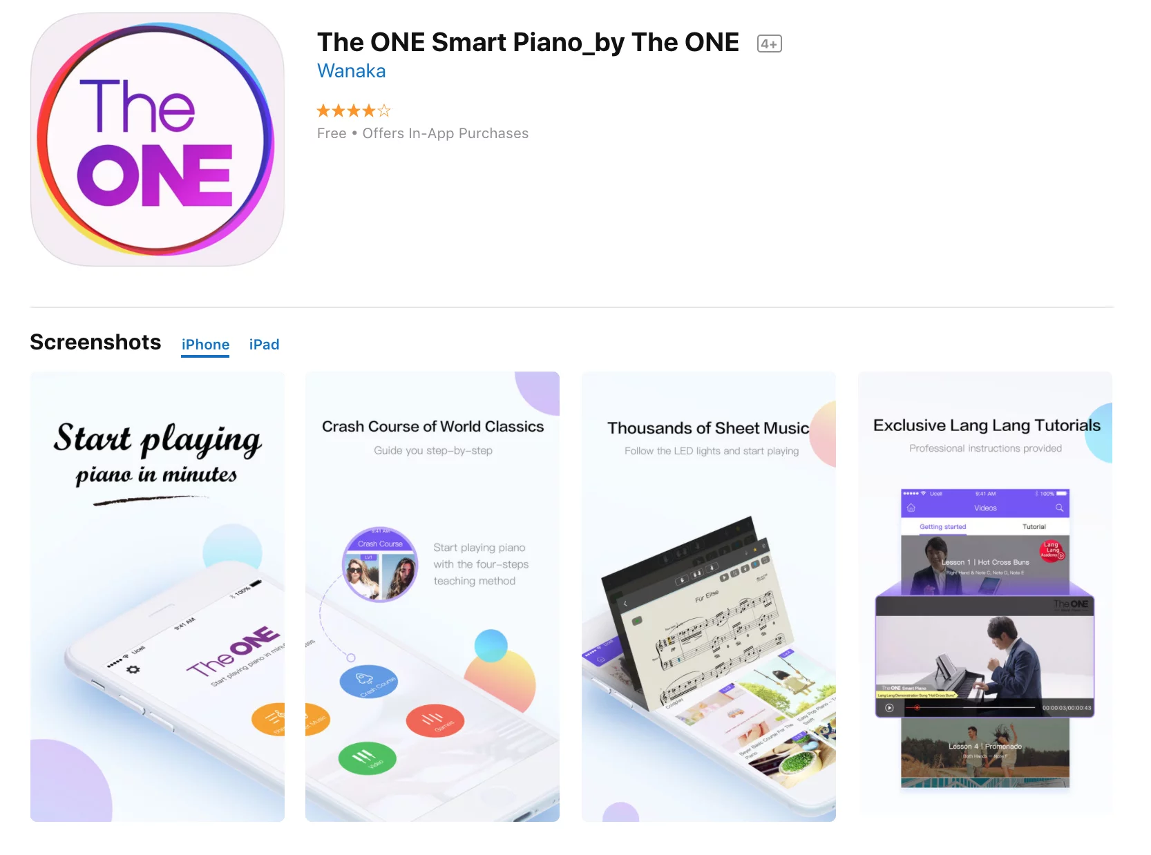 The ONE Smart Piano - 88-Key Upright Digital Piano, Black