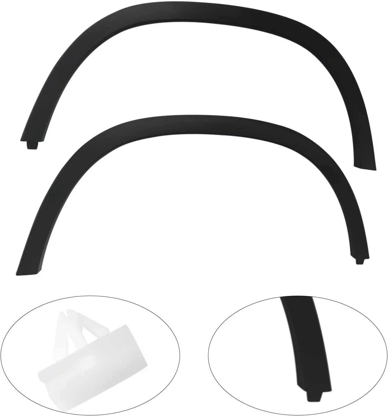 For 2013-2016 Chevrolet Trax Front Fender Trim Molding Wheel Arch Left Right 2pc