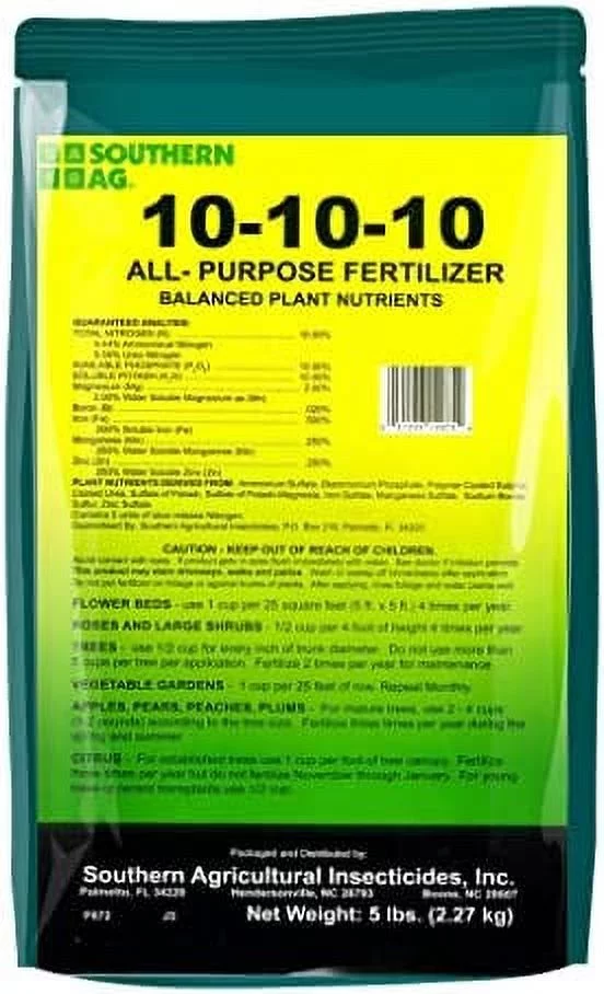 Southern Ag All Purpose Granular Fertilizer 10-10-10, 5 LB