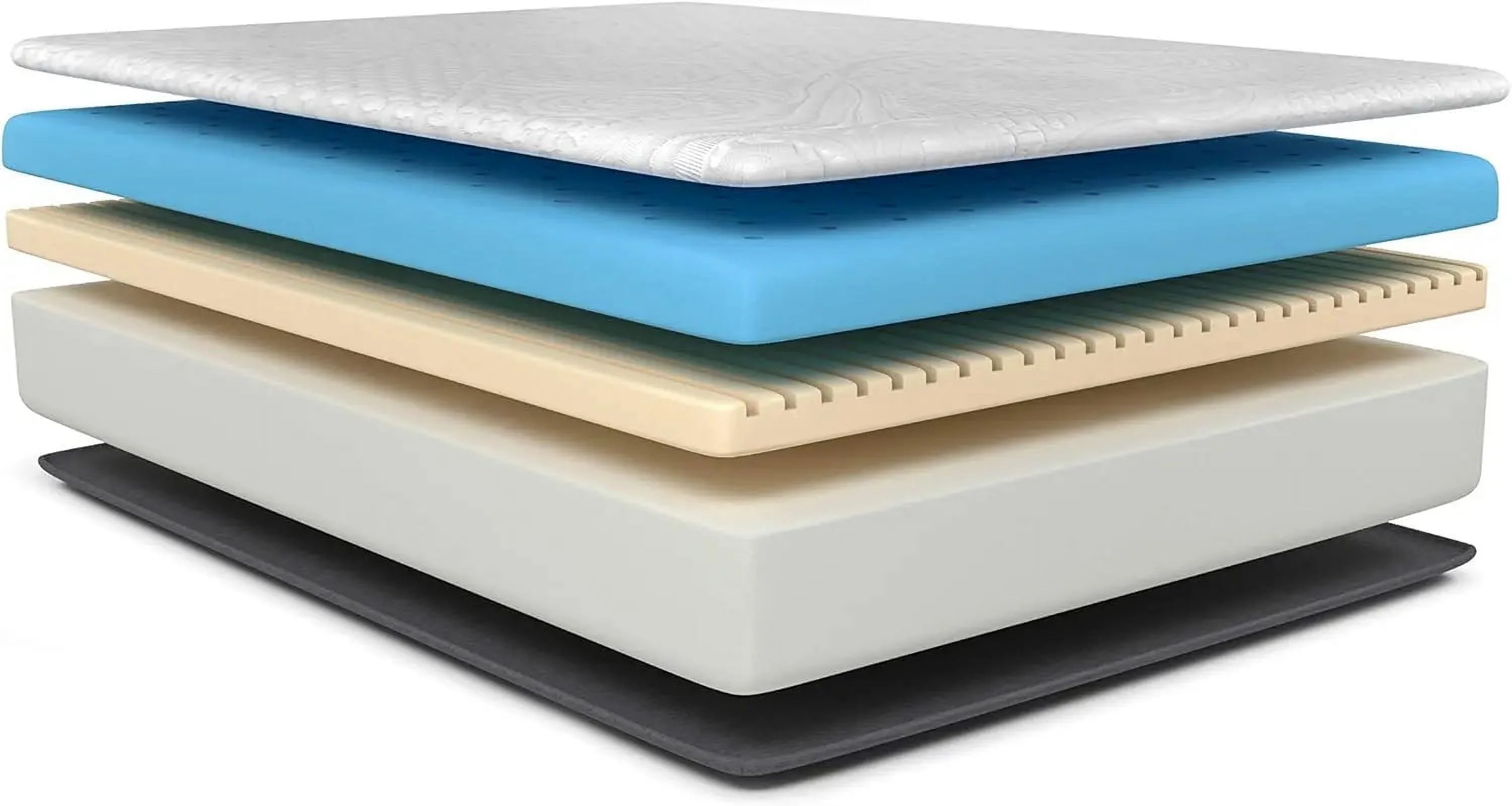 Revive Gel Memory Foam Mattress Fiberglass Free, 12 Inch , Queen