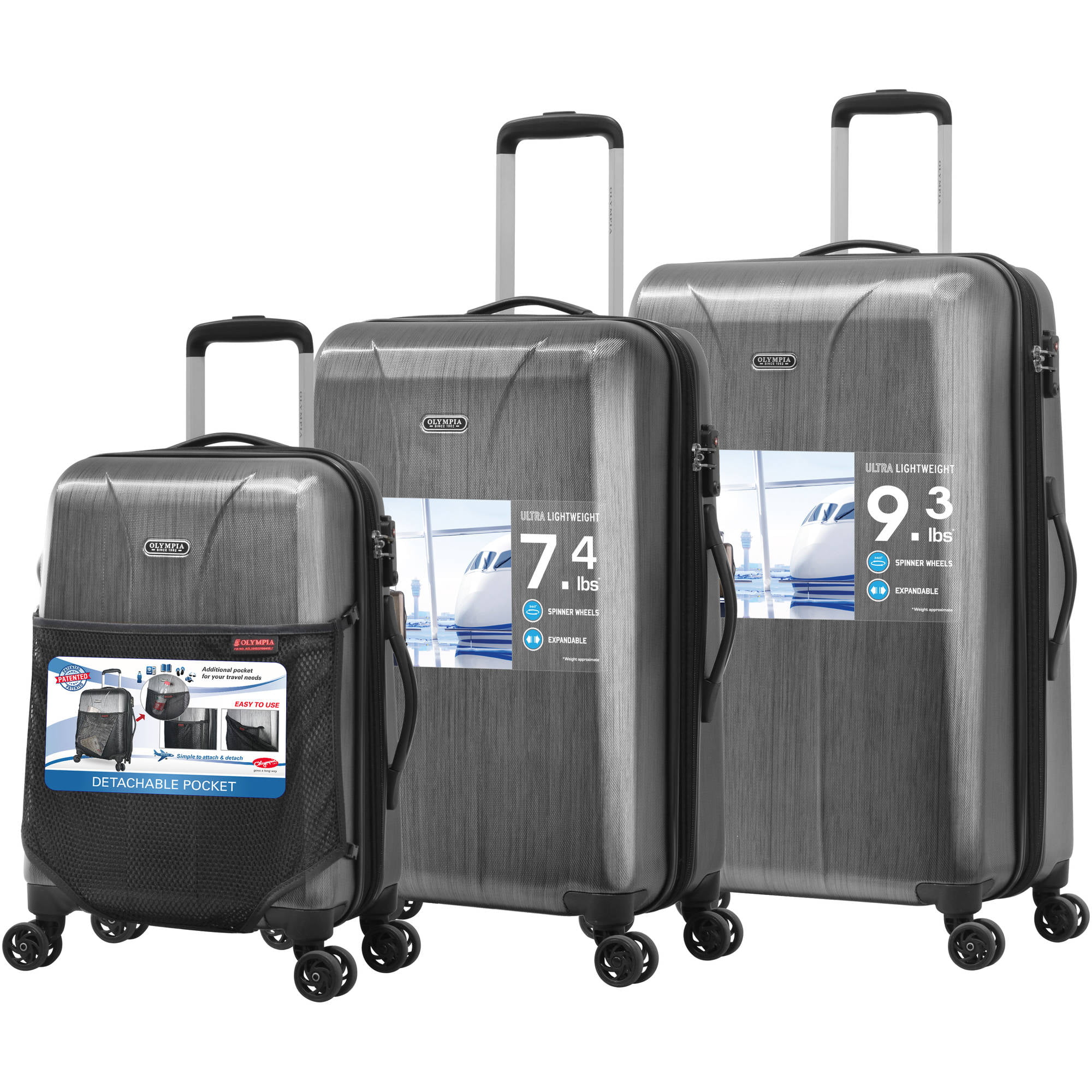 Aerolite Hardside Spinner Luggage Set