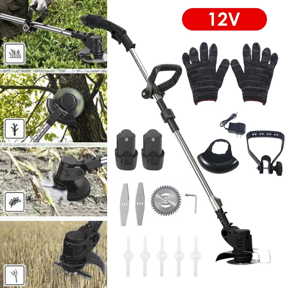 JLLOM Cordless Electric Weed Eater & Lawn Edger - Lightweight & Powerful Trimmer, Perfect for All Yard Jobs