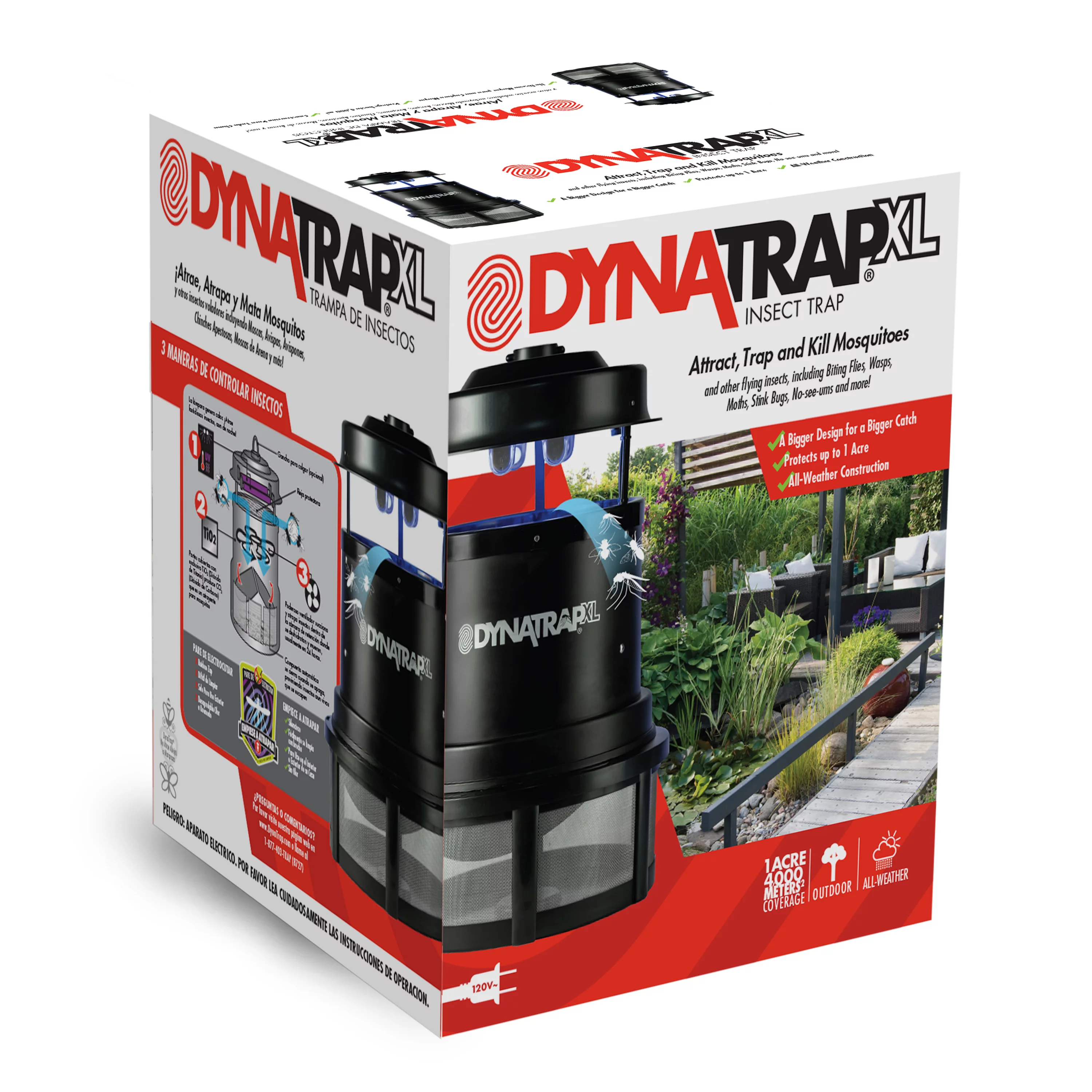 Dynatrap DT2000XL Full Acre Corded All Weather Mosquito and Flying Insects Trap