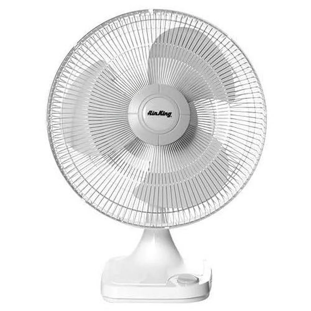 9102 12-Inch 3-Speed Oscillating Table Fan By
