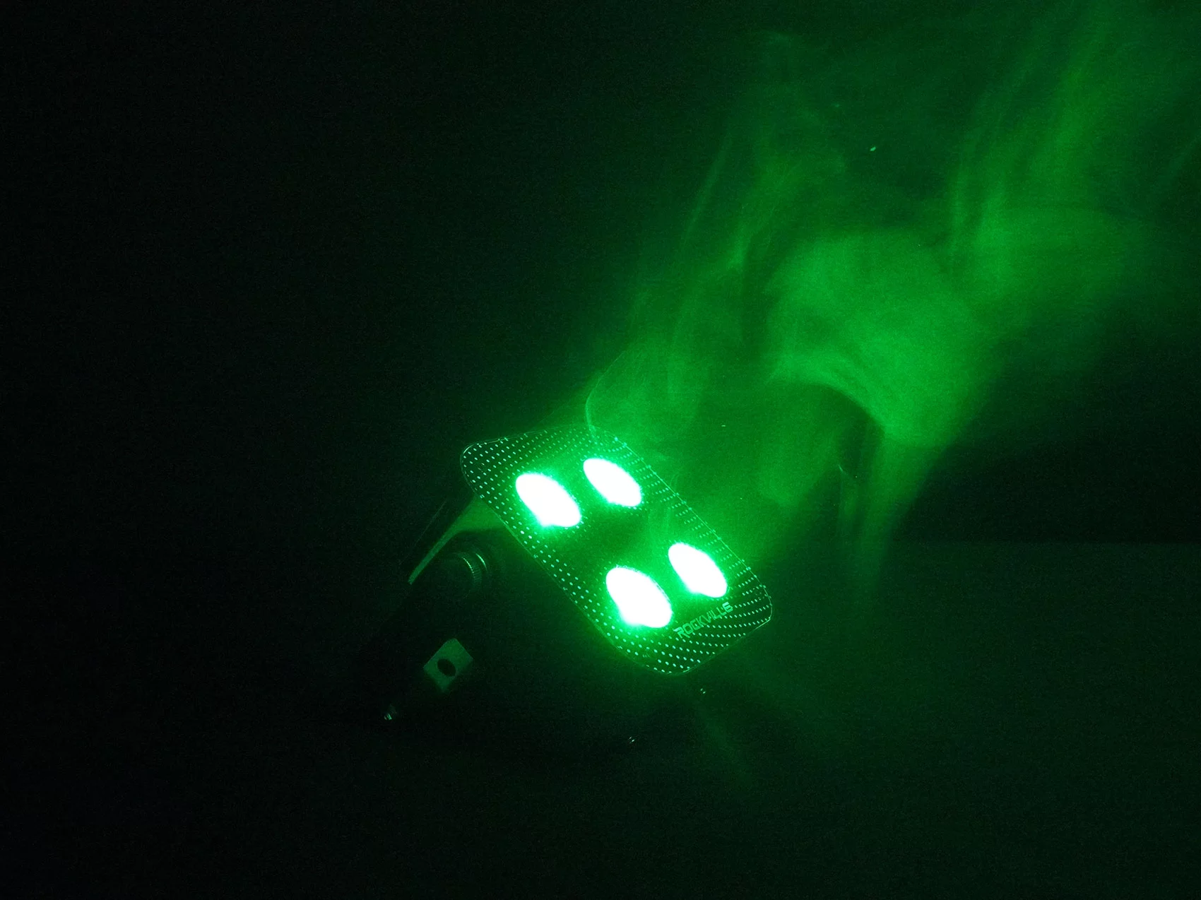 (3) Rockville MINI RF4 RGBWA+UV DMX DJ/Party LED Wash Lights+4-Ch. RF Par Remote