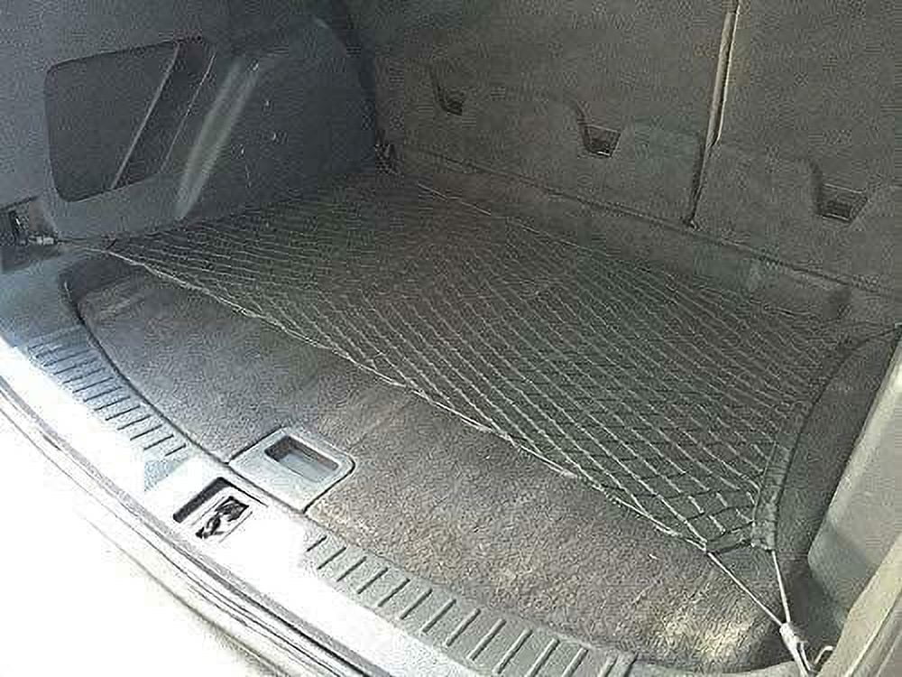 EACCESSORIES EA Trunk Organizer Cargo Net for Ford Escape 2013-2019 – Floor Style Cargo Net for SUV – Premium Mesh Car Trunk Organizer Vehicle Carrier Storage – Compatible with Ford Escape