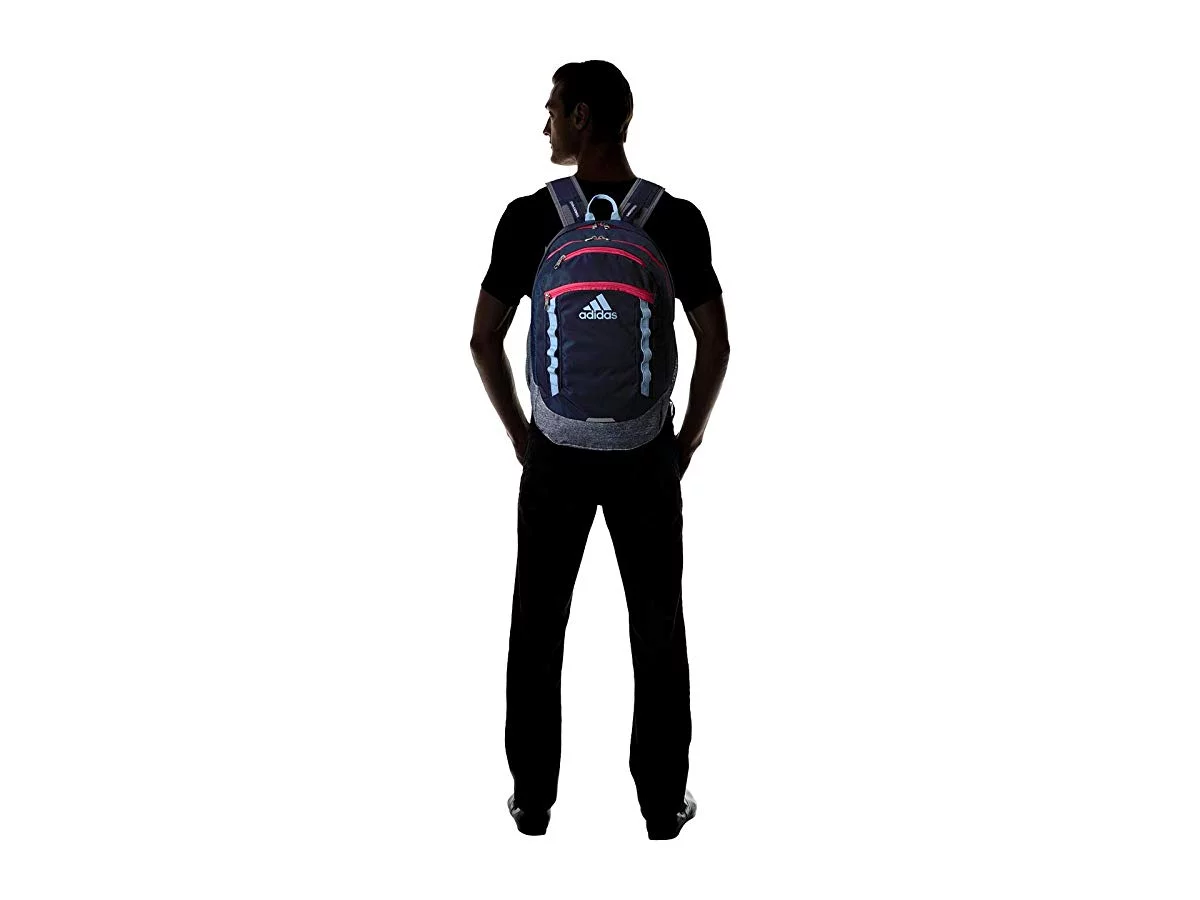 adidas Excel V Backpack Collegiate Navy/Onix Jersey/Glow Blue/Real Pink