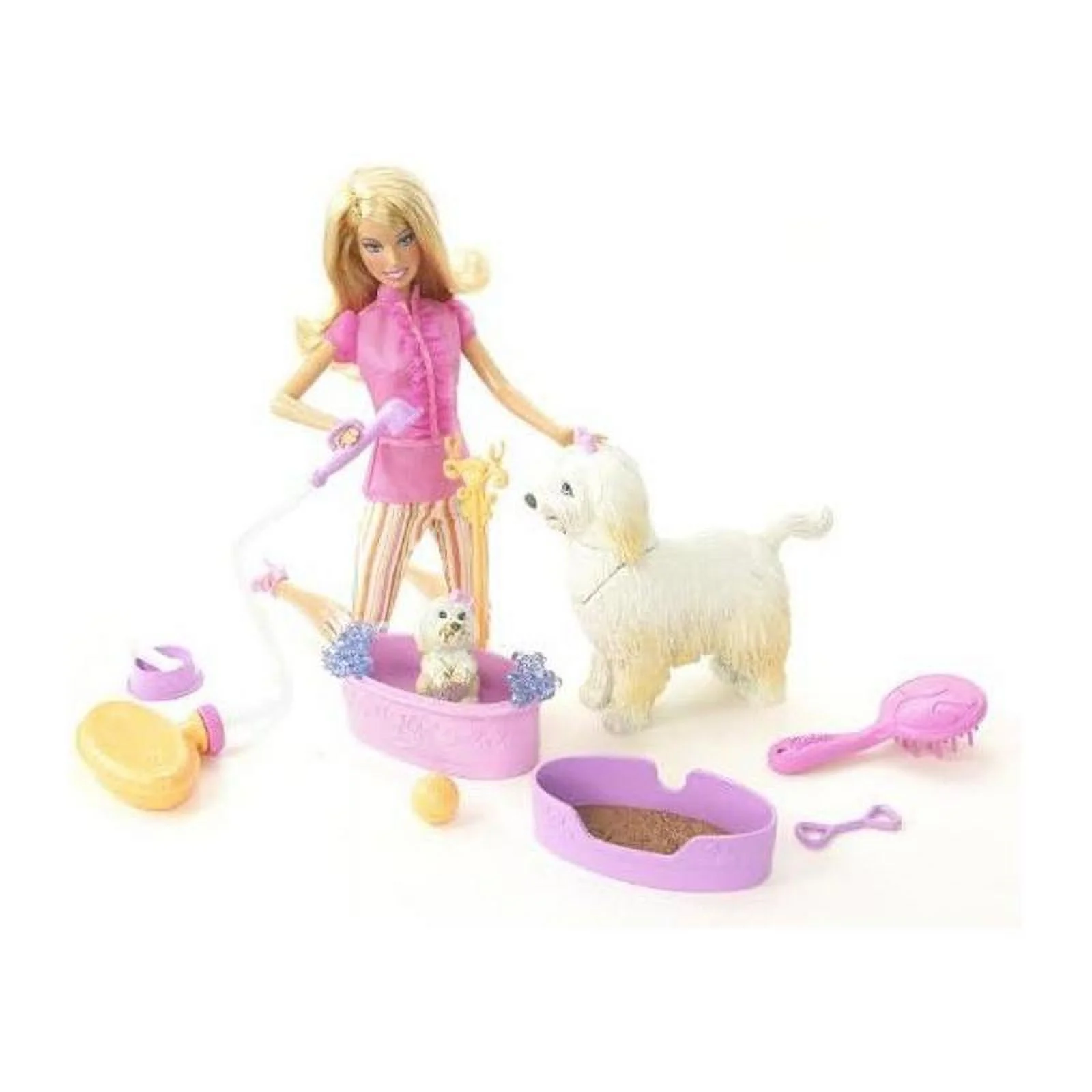 Barbie Clean-Up Pup Doll & Playset 2008 Mattel N4890