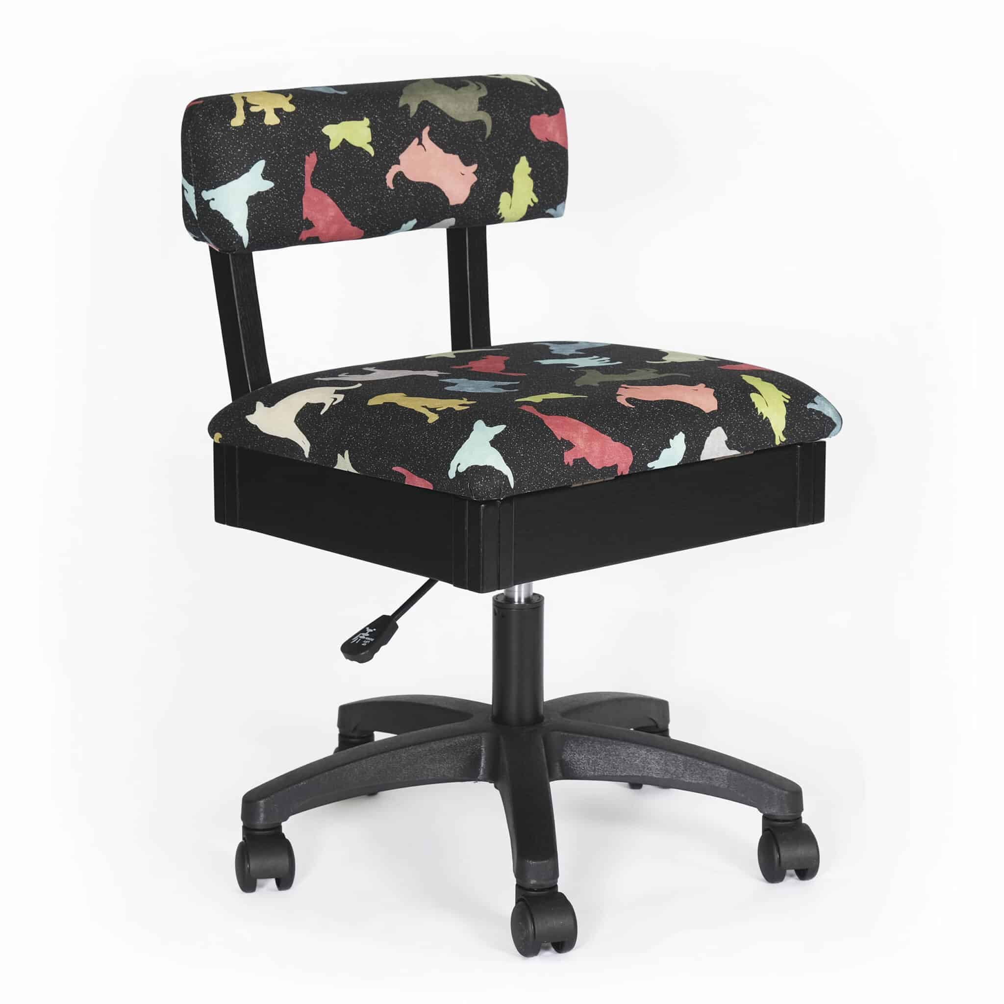 Arrow Hydraulic Sewing Chair - Good Dog