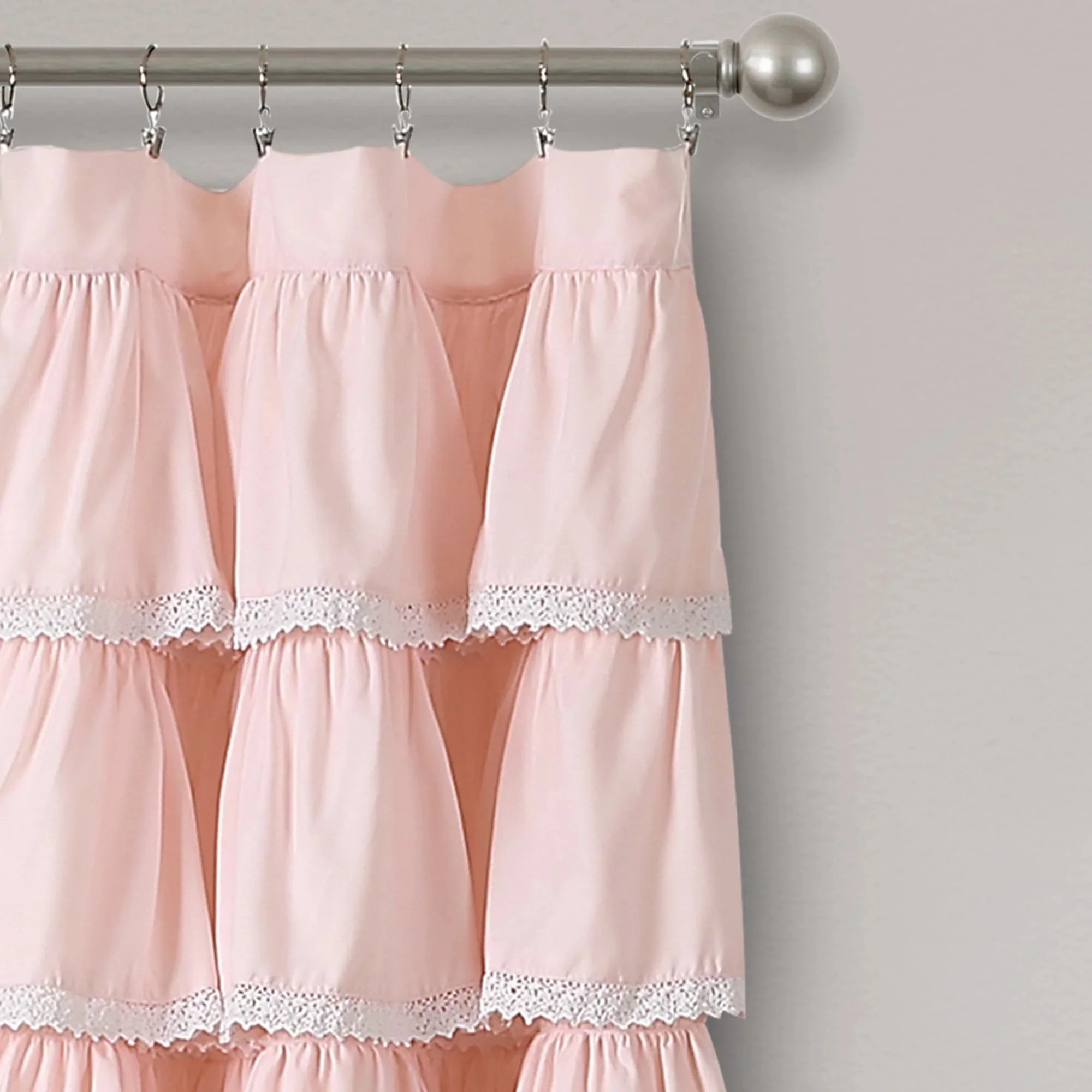 Lush Decor Lace Ruffle Ruffle with Lace 84