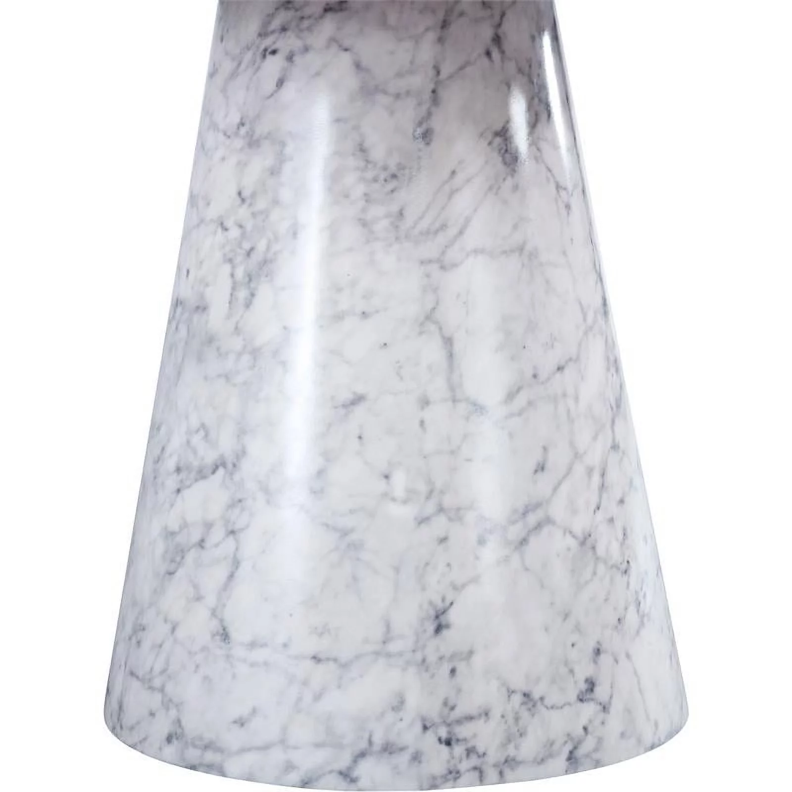 Meridian Furniture Omni White Faux Marble 48