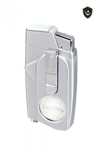 Vector Xcaliber Double Flame Lighter with Cutter