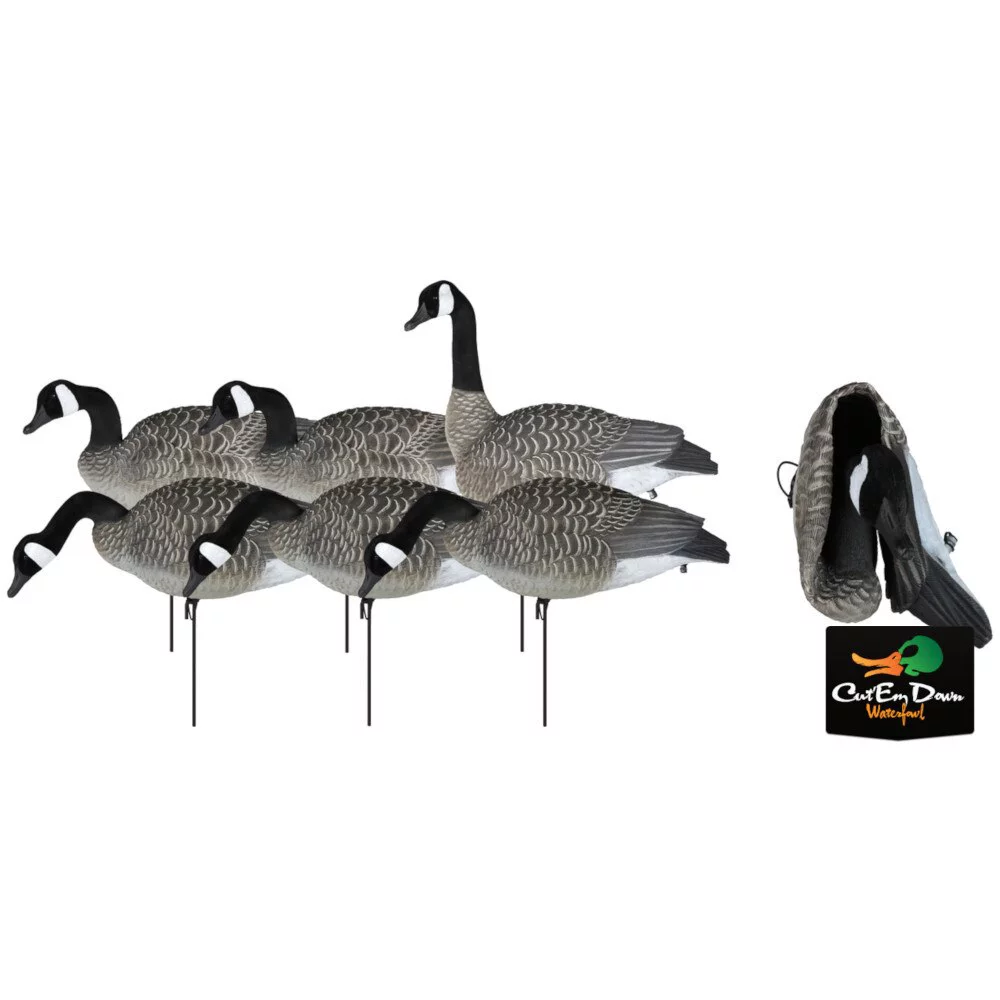 LUCKY DUCKY DECEPTION SERIES COLLAPSIBLE FULL BODY CANADA GOOSE DECOYS