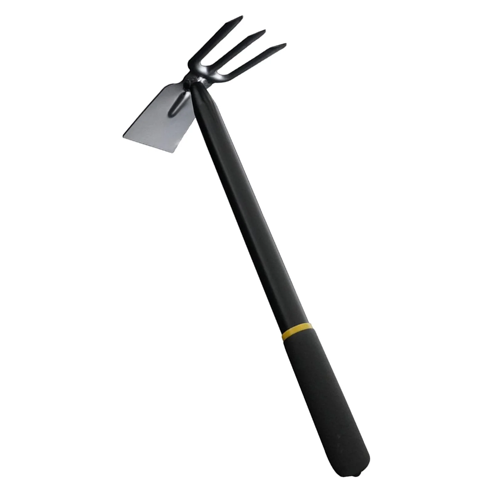 Gardening Hoe Rake Hand Tool Garden Weeding Tool with Handle, Steel Weeds Puller Tool for Weeding Vegetable Gardening Digging Planting Multifunctional hoe