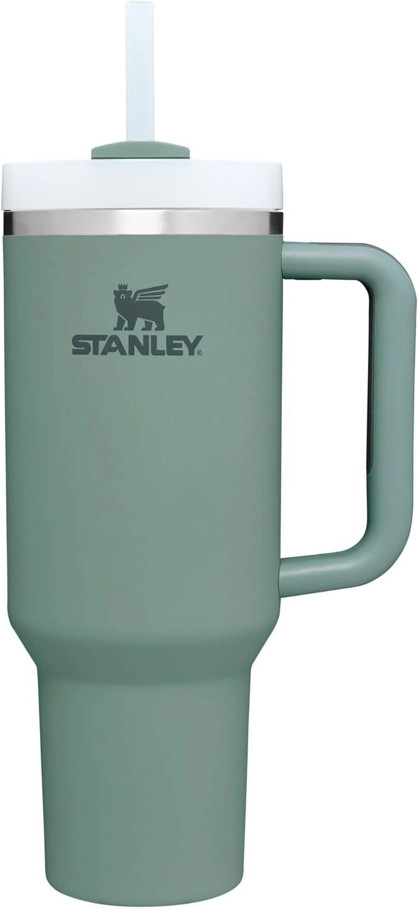 Stane_ly Adventure THE QUENCHER H2.0 FLOWSTATE TUMBLER (SOFT MATTE) | 40 OZ SHALE