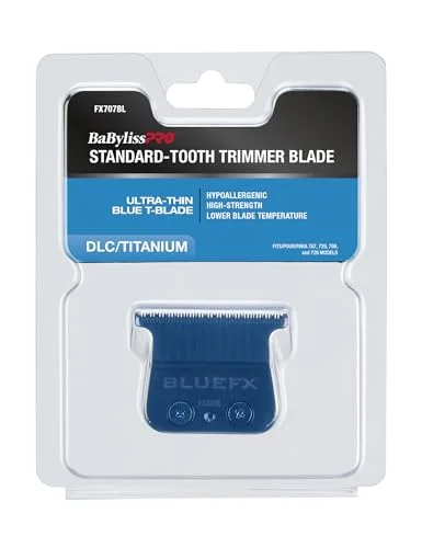 BabylissPRO FX707BL BlueFX Standard Tooth Ultra-Thin Blue Trimmer Blade